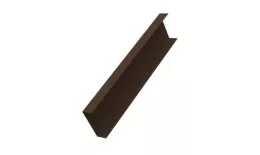 Декоративная накладка на столб жалюзи Milan,Tokyo 0,5 GreenCoat Pural BT, matt RR 887 шоколадно-коричневый (RAL 8017 шоколад) GL купить в санкт-петербурге