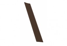 Крепежная планка жалюзи Milan,Tokyo 0,5 GreenCoat Pural BT, matt RR 887 шоколадно-коричневый (RAL 8017 шоколад) GL 