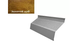 Ламель Milan new gofr 0,45 Print-Double Elite Golden Wood GL купить в санкт-петербурге