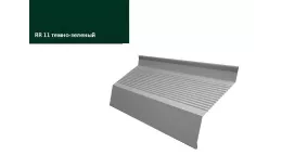 Ламель жалюзи Milan new gofr 0,5 GreenCoat Pural BT, matt RR 11 темно-зеленый GL купить в санкт-петербурге