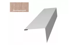 Нащельник (для калиток и ворот) 25х35 жалюзи Milan, Tokyo 0,45 Print Elite White wood (L1,68) GL купить в санкт-петербурге