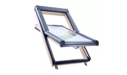Окно ROTO Designo R49 H WD 74х98 из дерева двухкамерное купить в санкт-петербурге