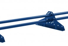 Снегозадержатель NEW трубчатый Grand Line 3 м. RAL 5005 Сигнальный синий Sneg_GL_008