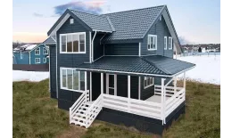 Акриловый сайдинг Grand Line Natural-брус Acryl Графит купить в санкт-петербурге