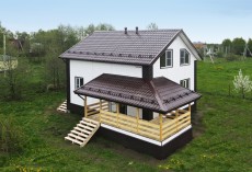 Акриловый сайдинг Grand Line Natural-брус Standart Белый купить в санкт-петербурге