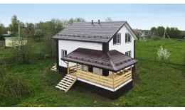 Акриловый сайдинг Grand Line Natural-брус Standart Белый купить в санкт-петербурге