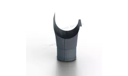 Воронка выпускная МЕТАЛЛ ПРОФИЛЬ Foramina Freeze D125/100 Grey купить в санкт-петербурге