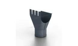 Воронка выпускная МЕТАЛЛ ПРОФИЛЬ Foramina Freeze D125/100 Grey купить в санкт-петербурге