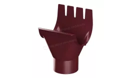 Воронка выпускная МЕТАЛЛ ПРОФИЛЬ Foramina PUR D125/100 Ral 3005 купить в санкт-петербурге
