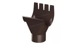 Воронка выпускная МЕТАЛЛ ПРОФИЛЬ Foramina PUR D125/100 Ral 8017 купить в санкт-петербурге