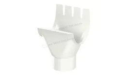 Воронка выпускная МЕТАЛЛ ПРОФИЛЬ Foramina PUR D125/100 Ral 9010 купить в санкт-петербурге