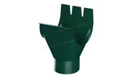 Воронка выпускная МЕТАЛЛ ПРОФИЛЬ Foramina PUR D150/100 Ral 6005 купить в санкт-петербурге
