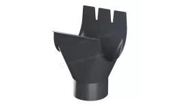 Воронка выпускная МЕТАЛЛ ПРОФИЛЬ Foramina PUR D150/100 Ral 7024 купить в санкт-петербурге