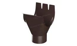 Воронка выпускная МЕТАЛЛ ПРОФИЛЬ Foramina PUR D150/100 Ral 8017 купить в санкт-петербурге