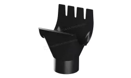 Воронка выпускная МЕТАЛЛ ПРОФИЛЬ PURMAN BLACK EDITION D125/100 Ral 9005 купить в санкт-петербурге