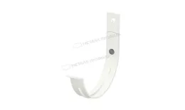 Держатель желоба карнизный МЕТАЛЛ ПРОФИЛЬ Foramina PUR D125х132 Ral 9010 купить в санкт-петербурге