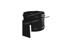 Держатель трубы МЕТАЛЛ ПРОФИЛЬ PURMAN BLACK EDITION D100 (на кирпич) Ral 9005 купить в санкт-петербурге