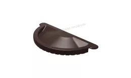 Заглушка желоба МЕТАЛЛ ПРОФИЛЬ Foramina PUR D125 Ral 8017 купить в санкт-петербурге
