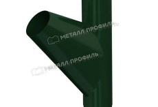 Тройник трубы МЕТАЛЛ ПРОФИЛЬ Foramina PUR D100 Ral 6005 купить в санкт-петербурге