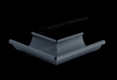 Угол желоба наружный МЕТАЛЛ ПРОФИЛЬ Foramina Freeze D125 Grey купить в санкт-петербурге