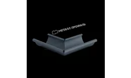 Угол желоба наружный МЕТАЛЛ ПРОФИЛЬ Foramina Freeze D125 Grey купить в санкт-петербурге