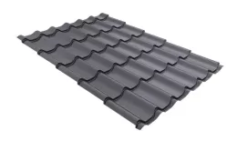 Металлочерепица GL Classic 0.45 Drap TX RAL 7004 сигнальный серый купить в санкт-петербурге