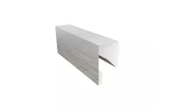 Планка П-образная заборная 17 0,45 Print Elite Snow Wood TwinColor (3м) купить в санкт-петербурге