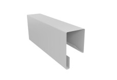 Планка П-образная заборная 17 0,5 Satin с пленкой RAL 9003 сигнальный белый (2м) купить в санкт-петербурге