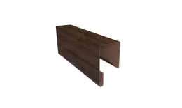 Планка П-образная заборная 17 0,45 Print-Double Premium Antique Wood (3м) купить в санкт-петербурге