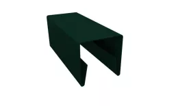 Планка П-образная заборная 20 0,45 PE-Double с пленкой RAL 6005 зеленый мох (2,5м) купить в санкт-петербурге