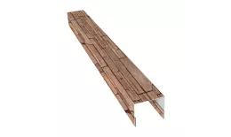 Планка П-образная заборная 24 0,45 Print Elite Sand Stone TwinColor (3м) купить в санкт-петербурге