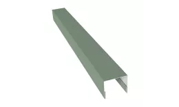 Планка П-образная заборная 24 0,45 PE с пленкой RAL 6019 бело-зеленый (2,5м) купить в санкт-петербурге