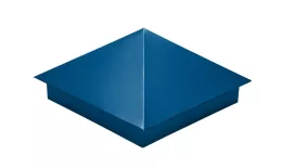 Колпак на столб 390х390мм 0,5 Satin с пленкой RAL 5005 сигнальный синий купить в санкт-петербурге