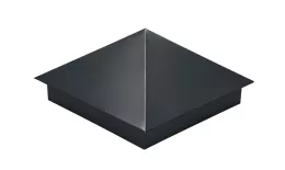 Колпак на столб 390х390мм 0,45 PE с пленкой RAL 7016