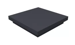 Колпак на столб плоский 415х385мм 0,45 PE с пленкой RAL 7024