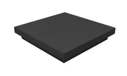 Колпак на столб плоский 920х390мм 0,45 Drap TX с пленкой RAL 7016