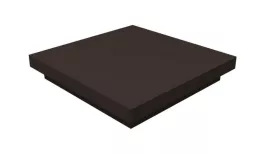 Колпак на столб плоский 350х350мм 0,5 PurPro Matt 275 с пленкой RR 32