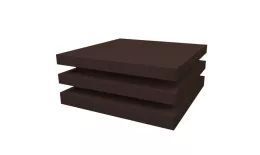 Колпак на столб плоский елка 390х390мм 0,5 Satin Matt TX с пленкой RR 32