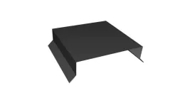 Парапетная крышка прямая 150мм 0,5 Satin с пленкой RAL 7016 антрацитово-серый (2м) купить в санкт-петербурге