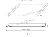 Фальцевая панель Металл Профиль FASTCLICK (VikingMP E-20-8004-0.5) купить в санкт-петербурге