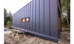 Кликфальц Line Grand Line 0,5 Rooftop Бархат с пленкой на замках RAL 7024 мокрый асфальт купить в санкт-петербурге