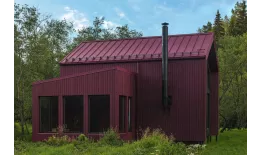 Кликфальц Pro Grand Line 0,5 Satin Matt с пленкой на замках RAL 3005 красное вино купить в санкт-петербурге