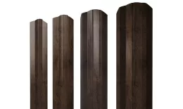 Штакетник М-образный А фигурный 0,45 Print Elite Antique Wood TwinColor купить в санкт-петербурге