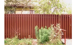 Штакетник Круглый фигурный 0,45 Print Elite Coffee Wood TwinColor купить в санкт-петербурге