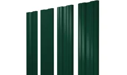 Штакетник Twin с прямым резом 0,5 Satin RAL 6005 зеленый мох купить в санкт-петербурге
