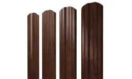 Штакетник Twin фигурный 0,45 Print Elite Cherry Wood TwinColor купить в санкт-петербурге