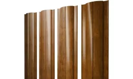 Штакетник Круглый с прямым резом 0,45 Print Premium Golden Wood Fresh