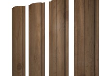 Штакетник Круглый с прямым резом 0,45 Print Premium Pine Wood Fresh