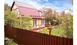 Штакетник Круглый фигурный 0,4 PE-Double RAL 8017 шоколад купить в санкт-петербурге