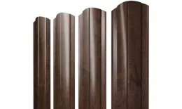 Штакетник Круглый фигурный 0,45 Print Premium Antique Wood TwinColor купить в санкт-петербурге